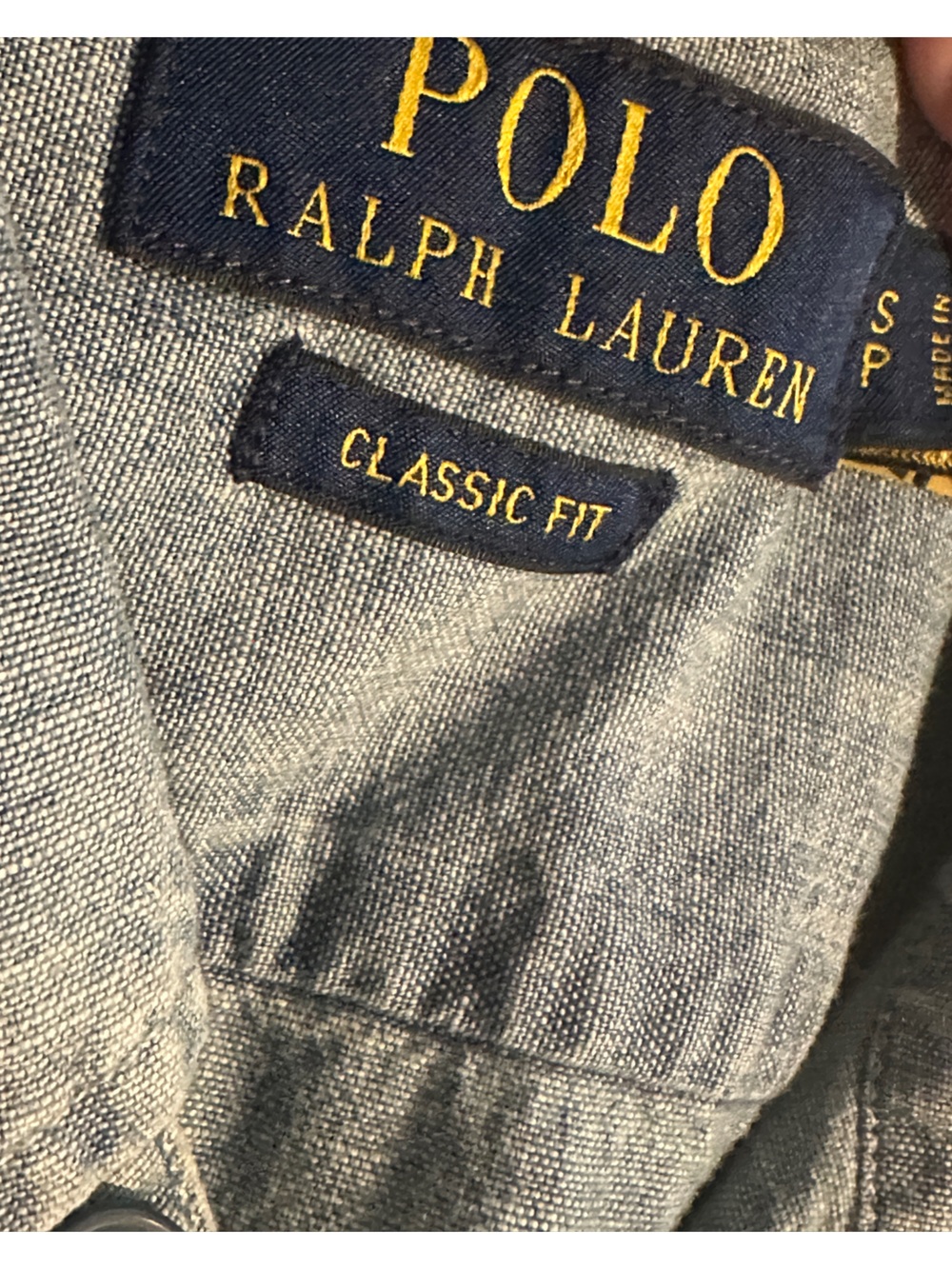 Polo Ralph Lauren Distressed Denim Button-Down Shirt - Picture 4 of 10